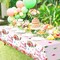 3 pcs Summer Birthday Decorations Hawaiian Table Cloths 108 x 54 inch